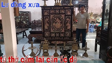Clip 409(9-12-2025)tủ thờ cẩm lai cẩn ốc đỏ, Zalo:0345238512.Long xuyên AG,