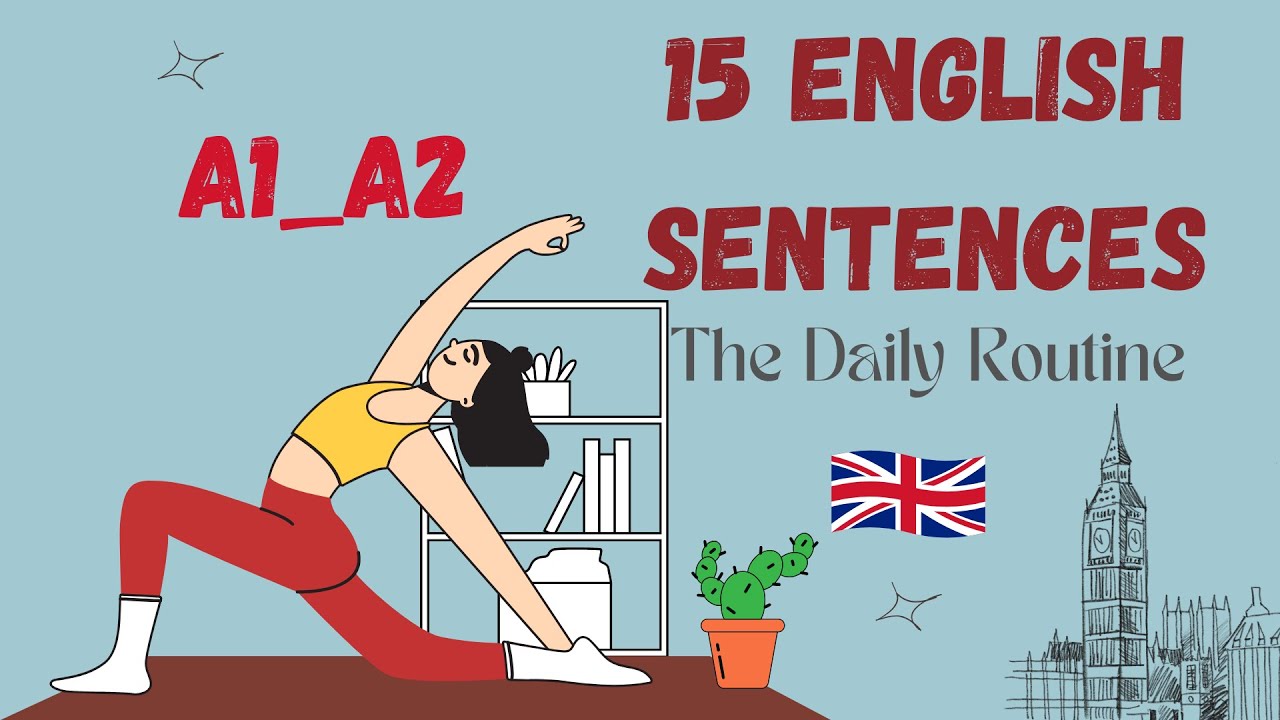 Learn English Sentences A1 | Listening & Speaking | The Daily Routine ...