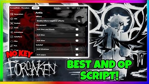 🔪 Forsaken Script | No Key | Antis, Auto Block, Aim Bot, Auto Farm, Auto Generator AND MORE! |