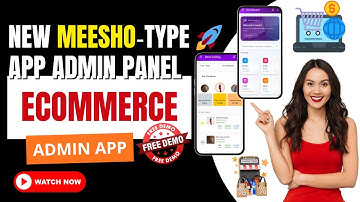 New Meesho-Type Admin App - Live Demo | Full eCommerce Backend 2026 🚀