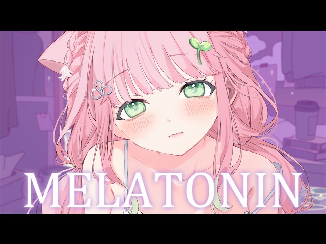 【ASMR┊︎3Dio】とってもチルなリズムゲーム、MELATONINをやっていくよ♡ 睡眠導入/吐息/囁き/whispering/mouthsounds/sleep【双葉いよ/Vtuber】