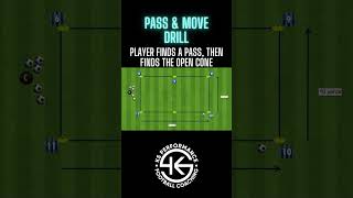 Effective Pass & Move Drill #soccer