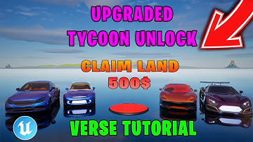 How To Make An Upgraded Tycoon Unlock System in UEFN (Verse Tutorial)