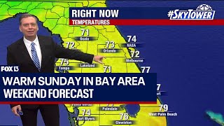 Tampa weather: Warm Sunday in Bay Area