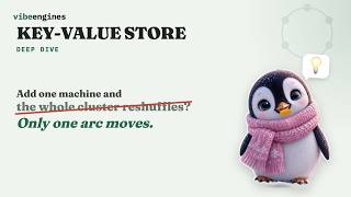 How Key-Value Stores Spread Data Across 100 Machines (Consistent Hashing)
