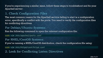 Troubleshooting Apache2 Server Not Working on Ubuntu 18.04