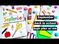 Back to School Bujo Plan With Me | September 2021 Bullet Journal Setup