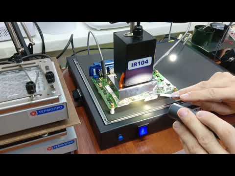 Видео: Реболл процессора ЭБУ на IR104