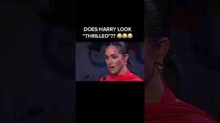 He’s cringing! Her pause waiting for an applause#shorts #meghanmarkle #princeharry