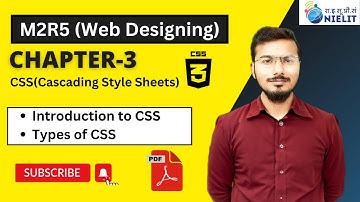 O Level Course M2 R5 | Chapter -4 Class -1 CSS Introduction  | Lecture 12 #Html