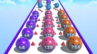 Ball Merge 2048 👩‍❤️‍💋‍👩🎱🐣 MAX LEVELS!! All Levels Gameplay Android, iOS NEW UPDATE screenshot 5