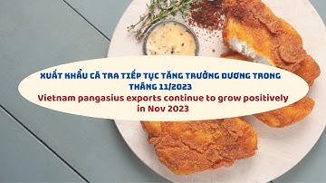 VASEP Highlight - T12/2023: Xuất khẩu cá tra tiếp tục tăng trưởng dương trong tháng 11/2023