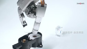 兆威仿人五指灵巧手 ，17自由度仿生结构自适应调整，跨尺度抓取物体