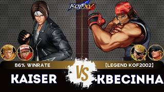 KOF XV ▰ KAISER (Terry/Kyo/Ryo) 🆚 KBECINHA (Clark/Ramón/Ralf) 🎞️Replay Match - 7/26