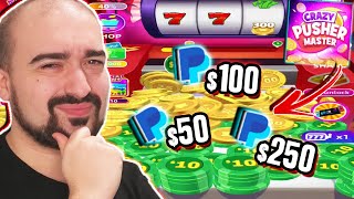 Really Earn $85 PER MINUTE!? - Crazy Pusher Master App Review (TRUE Experience Revealed) screenshot 2