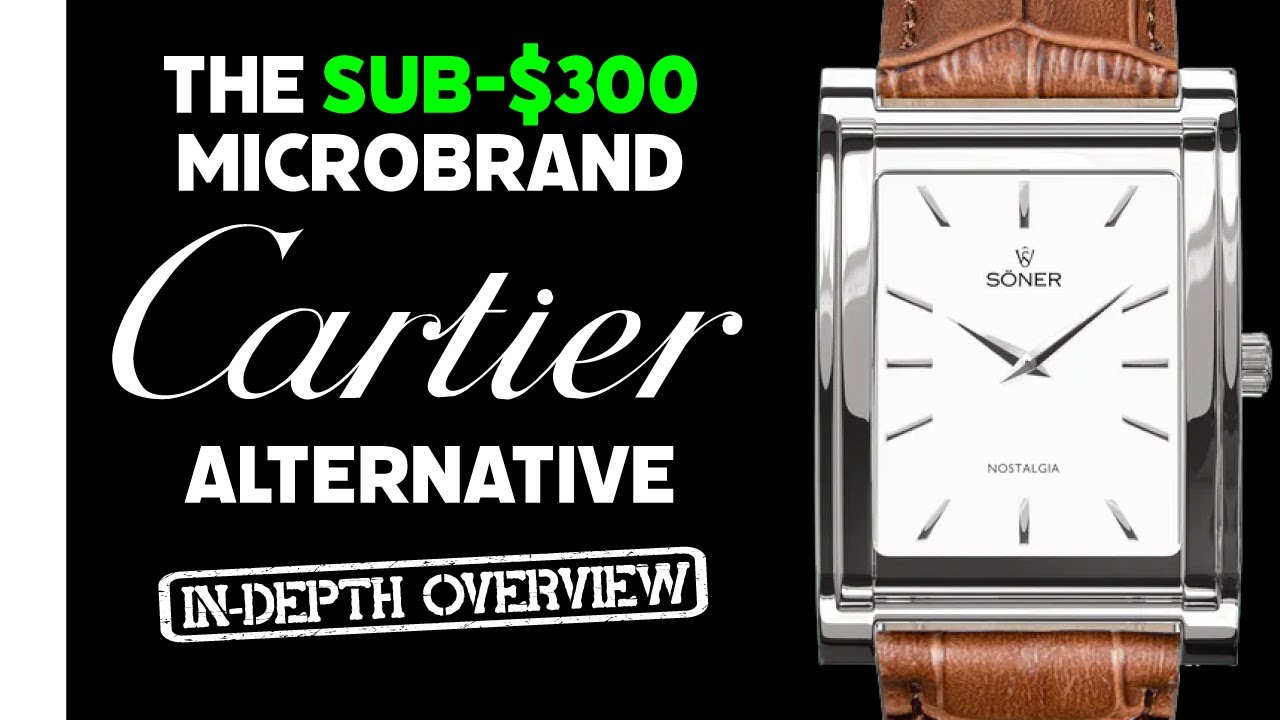 Söner Nostalgia Microbrand Watch Review - The Cartier Tank