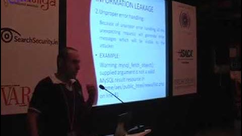 ClubHack 2010 - BEST PRACTICES OF WEB APPLICATION SECURITY (Part1)