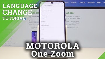 How to Change Language in Motorola One Zoom – Language Settings