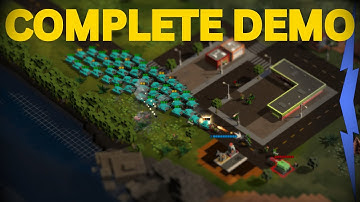 You build your Forces and fight Enemies on land, sea and in the sky! | 9 BIT ARMIES (Demo - Hard)