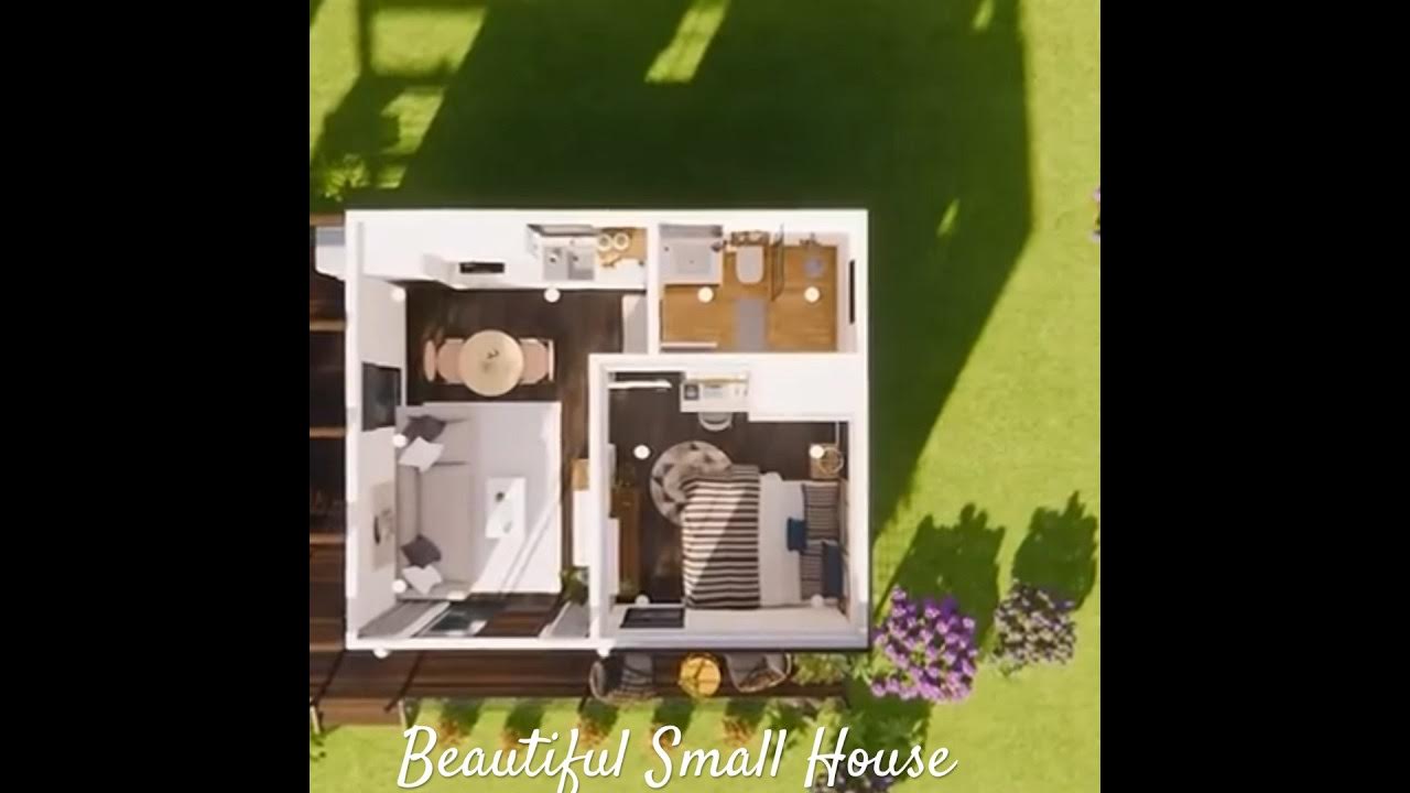 THE MOST BEAUTIFUL SMALL HOUSE DESIGN IDEA I'VE EVER SEEN #shorts ...