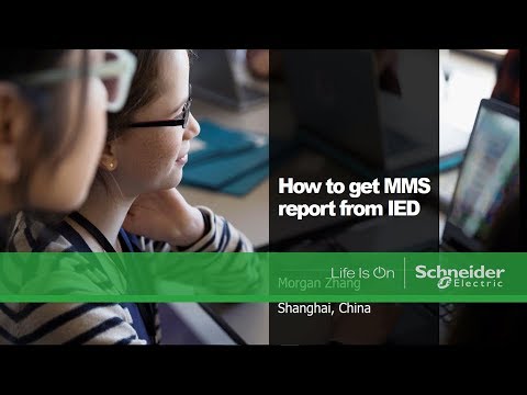 How to get MMS report from IED