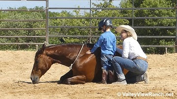 Teles Sumpin - playing with little cowboy! - ValleyViewRanch.net