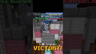 My first perfect game #minecraft #bedwars