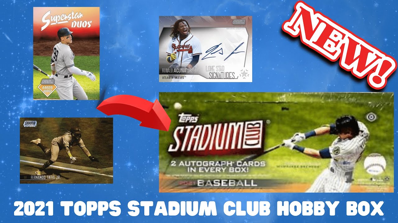 🚨NEW RELEASE🚨2021 TOPPS STADIUM CLUB HOBBY BOX OPENING!⚾️