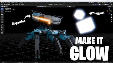 How to add bloom in 1 minute - blender tutorial