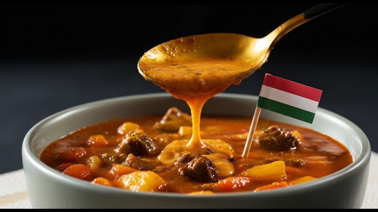 🇭🇺 Hungarian Goulash – A Delicious and Traditional Recipe - Magyar Gulyásleves