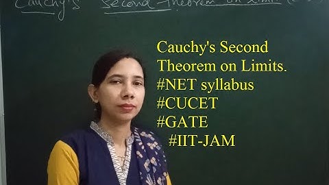 Step by step proof of Cauchy