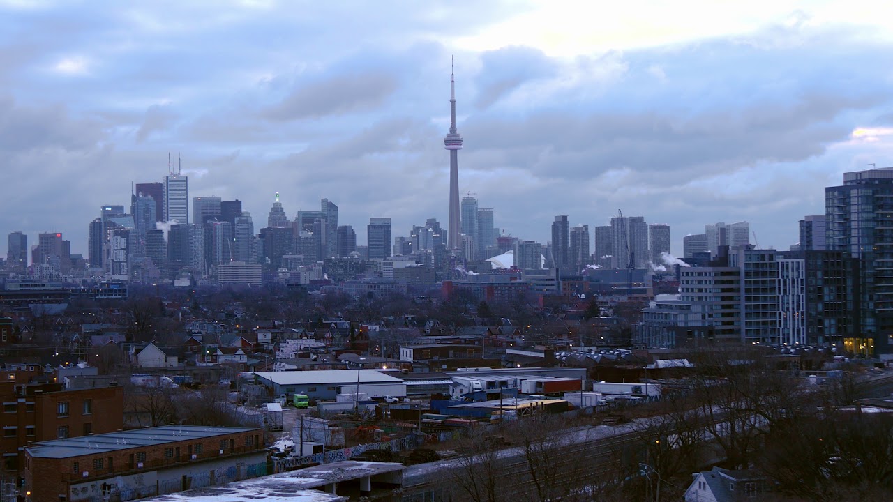Toronto Skyline Canada - Copyright Free Stock Footage Video Clip ...