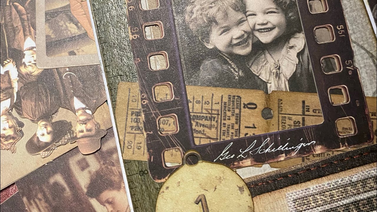 TUTO VINTAGE PAGE 7 ET 8 ABLUM VINTAGE