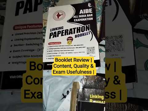 Booklet Review | Content, Quality & Exam Usefulness | Linking Laws