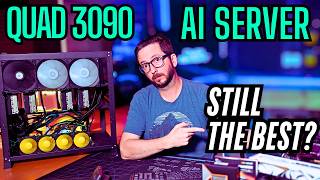 картинка: Локальная система AI Server Quad GPU Rig — обзор за 1 год