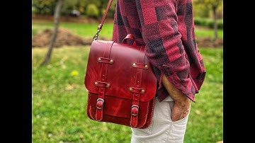 Making a Leather Backpack, PDF Pattern, by #vikingsleatherdesign