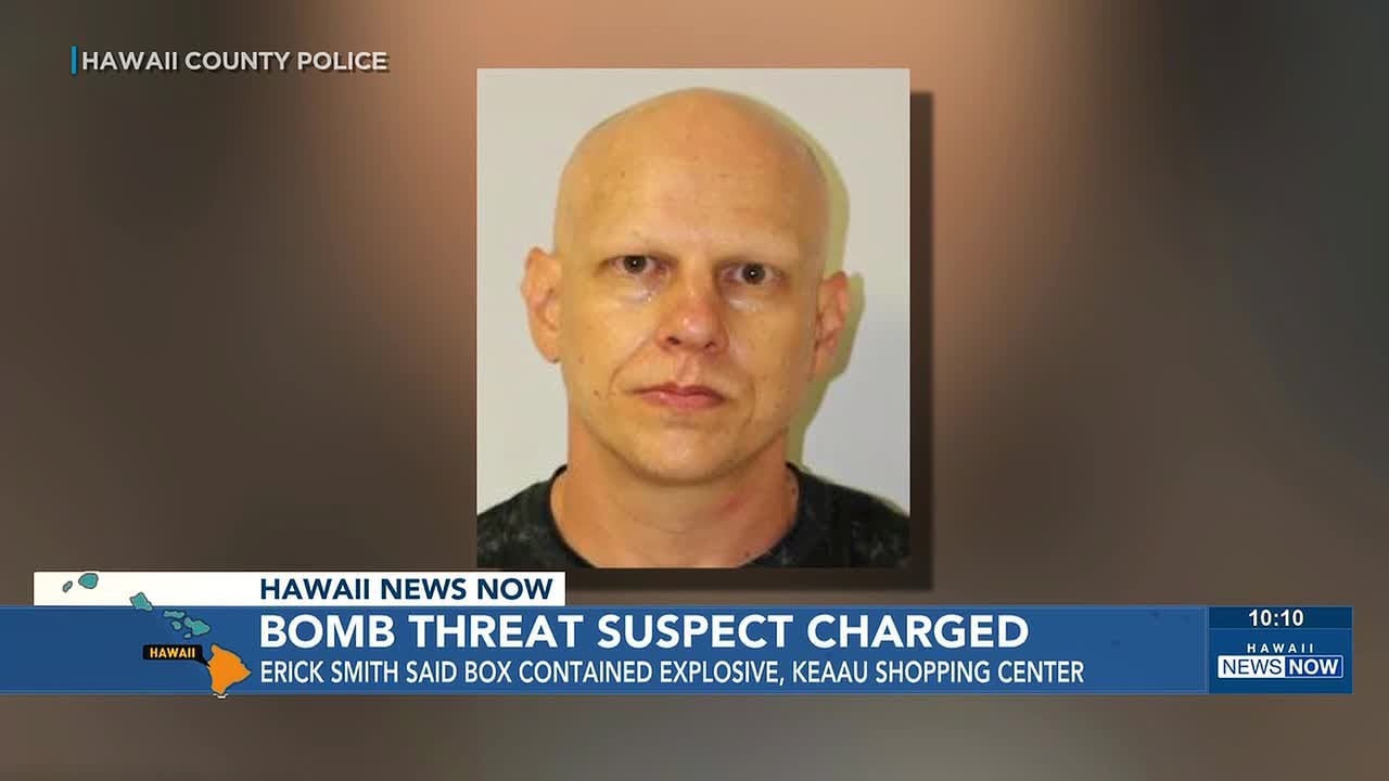 Man accused of bomb threat at Keaau post office charged - YouTube