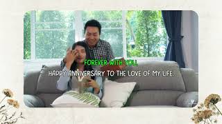 Ecard for Anniversary - Title: Forever With You 💍🤍
