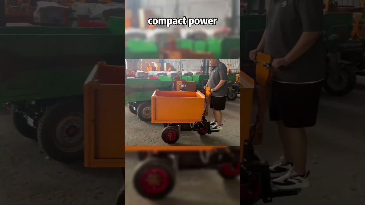 Electric Construction Trolley | Effortless Material Transport for Building Sites 