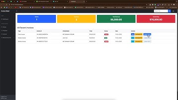 Invoice Maker Web App Demo | Laravel Invoice Management System