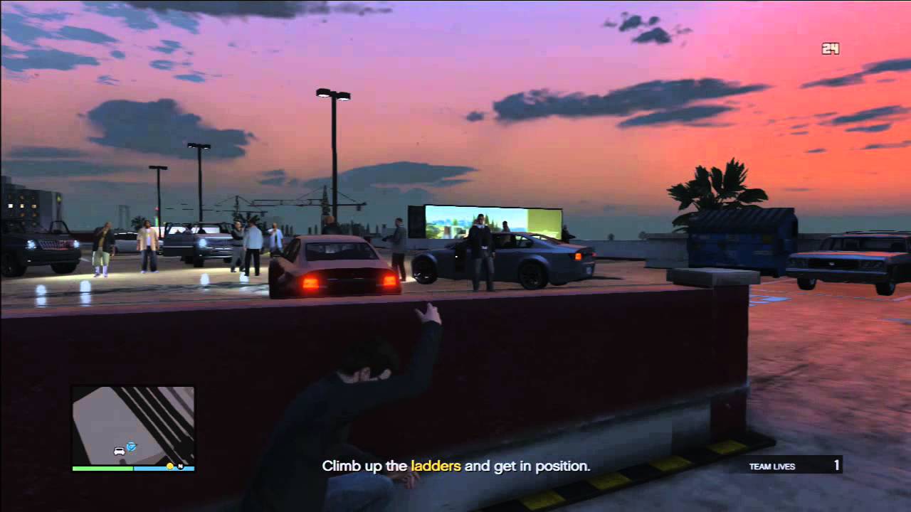 Grand Theft Auto 5 Online Mission Parking Garage HD YouTube