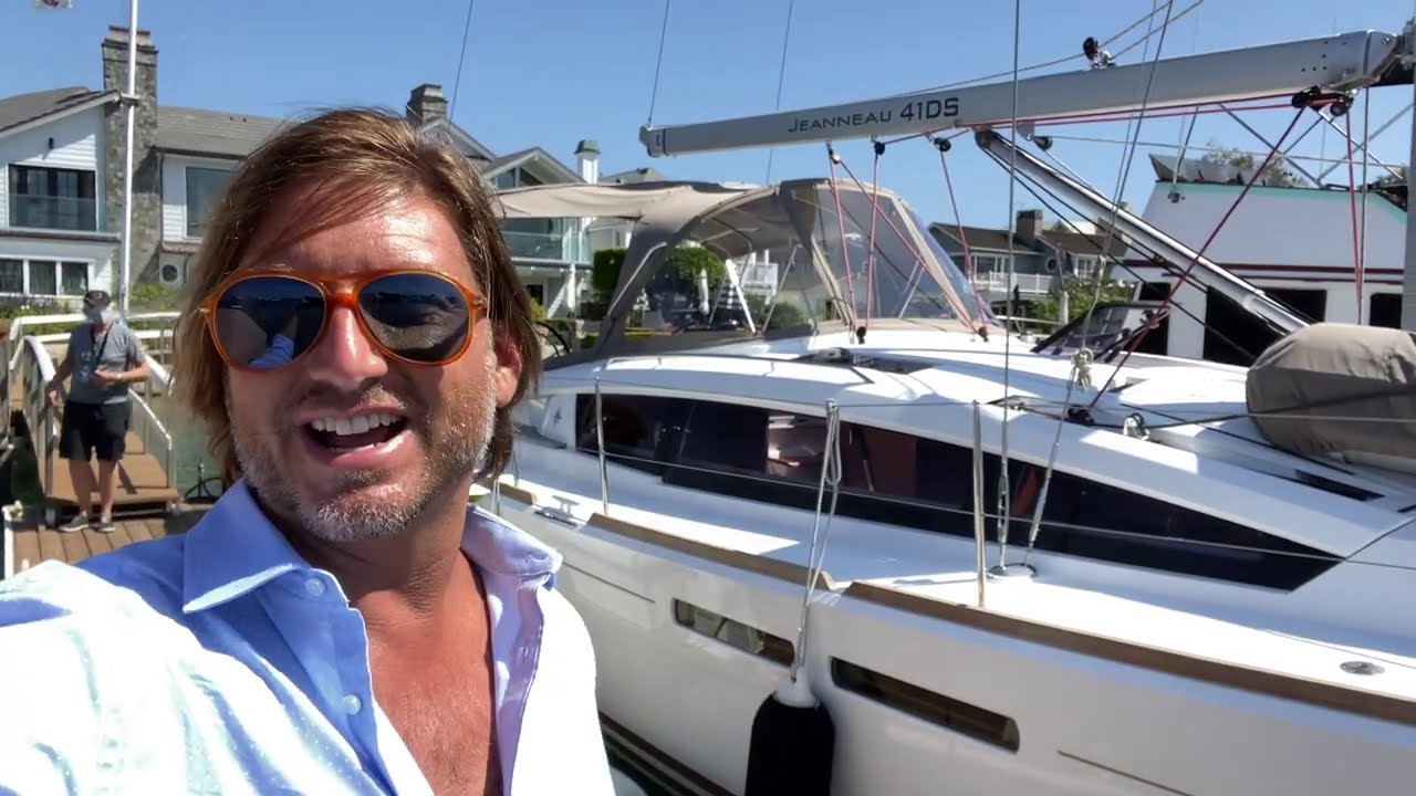 Jeanneau 41DS Deck Salon Sailboat Video Walkthrough Review By: Ian Van Tuyl at IVT Yacht Sales,Inc