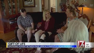 Paige Merical's parents meet recipient of daughter's donated organs