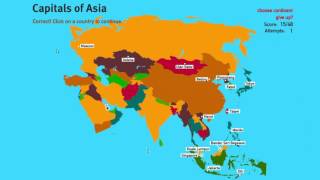 Capitals of Asian Countries
