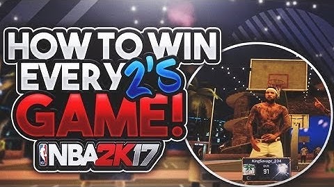 HOW TO WIN EVERY 2s GAME (MUST WATCH!!)- NBA 2K17