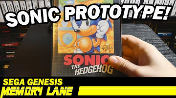 Sonic The Hedgehog Prototype for Sega Genesis (Memory Lane)