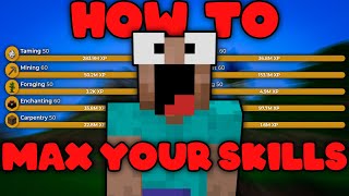 How To Properly Grind Skills During Derpy (Hypixel Skyblock)