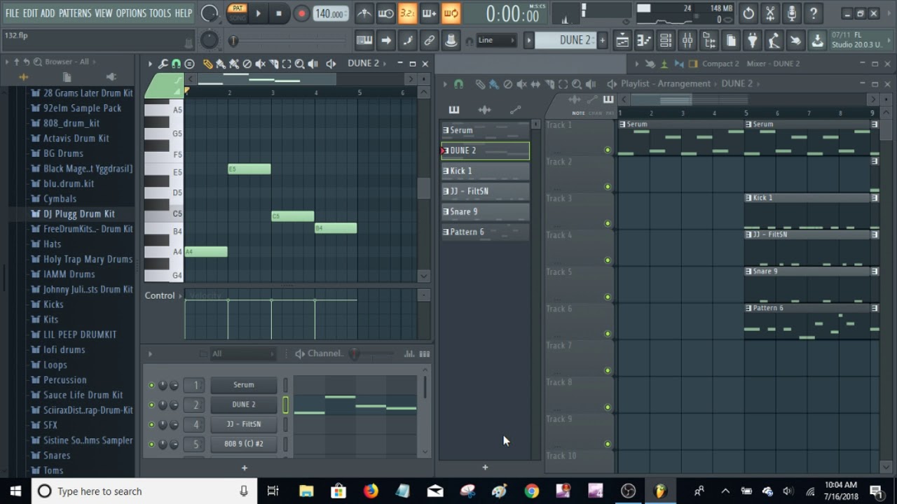 Making a Trap Beat in FL Studio 20 - YouTube