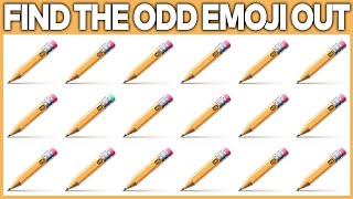 HOW GOOD ARE YOUR EYES #8 - Find The Odd Emoji Out - Emoji Puzzle Quiz