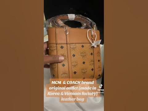 Bag Unboxing  MCM München Tote in Spanish Calf Leather 